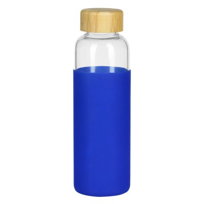 ADA, water bottle with silicone sleeve, 500 ml, royal blue