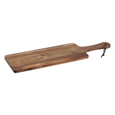 CRUDO, wooden chopping and serving board, brown