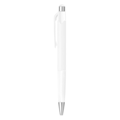 505, plastic ball pen, white