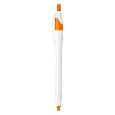 521, plastic ball pen, orange