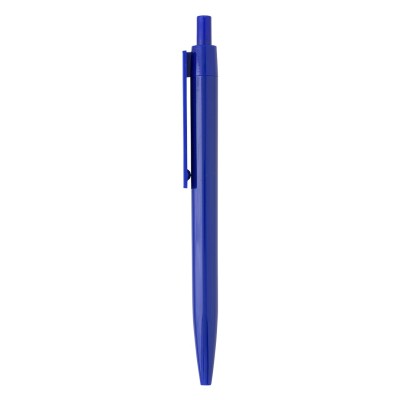 AMIGA CLIP, plastic ball pen, royal blue