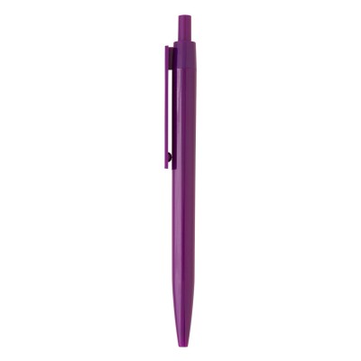 AMIGA CLIP, plastic ball pen, purple