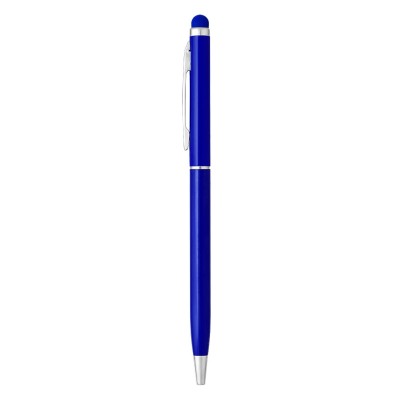 ALBERGO, metal "touch" ball pen, blue