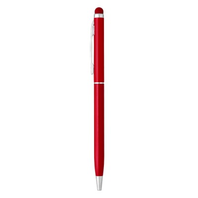 ALBERGO, metal "touch" ball pen, red