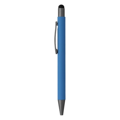 TITANIUM TOUCH, metal "touch" ball pen, azure