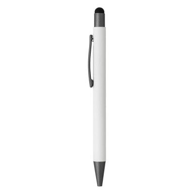 TITANIUM TOUCH, metal "touch" ball pen, white