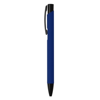OGGI SOFT BLACK, metal ball pen, royal blue