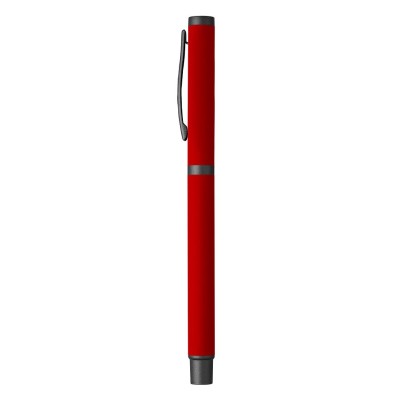 TITANIUM R, metal roller pen, red