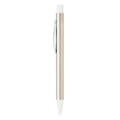 TITANIUM STEEL, metal ball pen, white