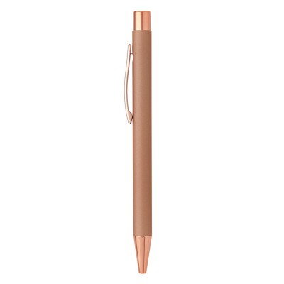 TITANIUM ROSE GOLD, metal ball pen, gold rose