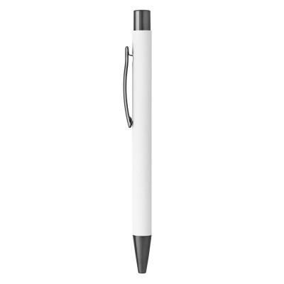 TITANIUM GUN, metal ball pen, white