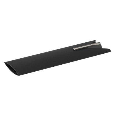 VEGA, metal ball pen with paper sleeve, dark gray