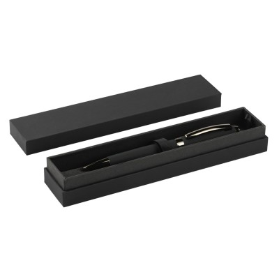 BERTA SOFT, metal ball pen in a gift box black