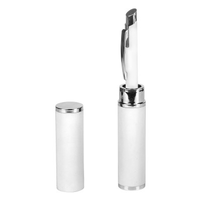HARMONY SOFT, metal ball pen in metal gift tube, white