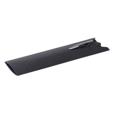 BOLD, metal "touch" ball pen with paper sleeve, dark gray