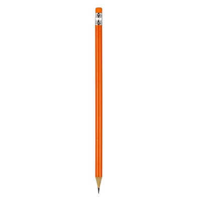 PIGMENT, wooden pencil hb with eraser, orange