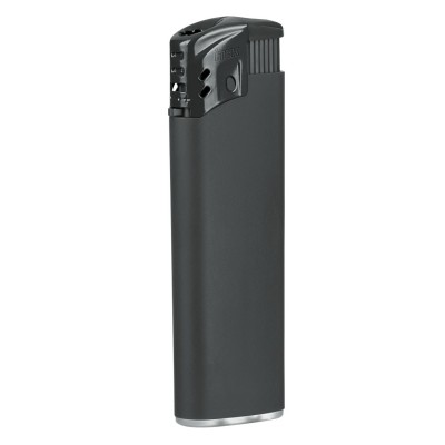 TURBO SOFT, turbo flame electronic lighter, dark gray