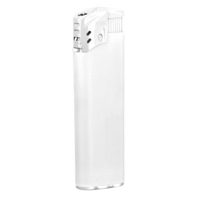 TURBO SOFT, turbo flame electronic lighter, white