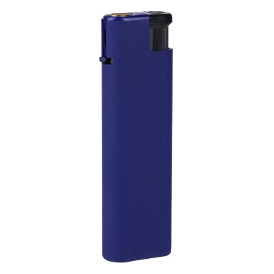 IGNIS SOFT, jet flame electronic lighter in metal case, blue