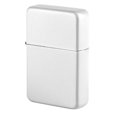 ARMY 100, flint metal lighter, white