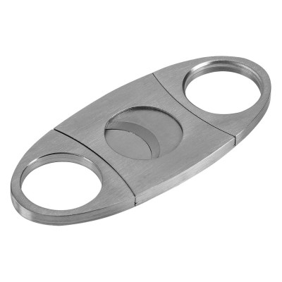 LANCET, metal cigar cutter, silver