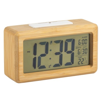 DATE, lcd desk clock, beige