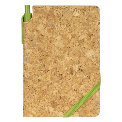 CASE, notebook with pen, green