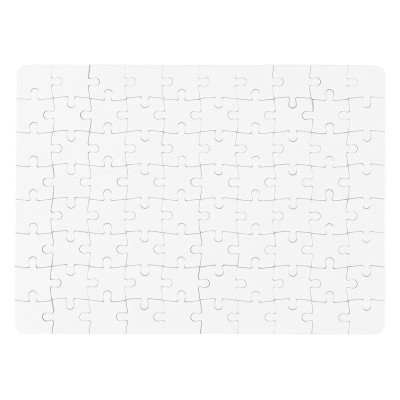 PUZZLE A5-80, sublimation puzzle, 80 pieces, white
