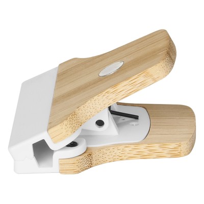 CLIPS, note holder with magnet, white