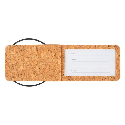 GLOBE, travel bag id card, beige