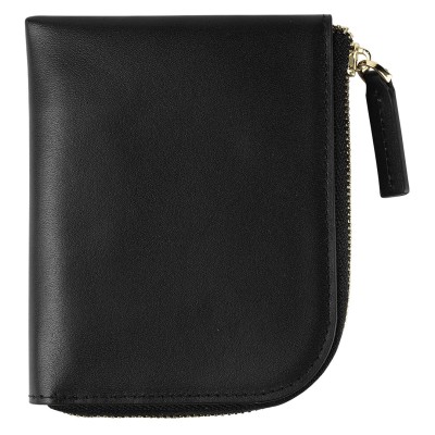 LARISSA, genuine leather wallet, black