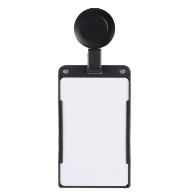 ACCESS, plastic id holder, black