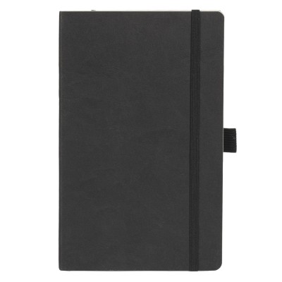 LYRA, flexi cover a5 notebook, made of washed kraft, black