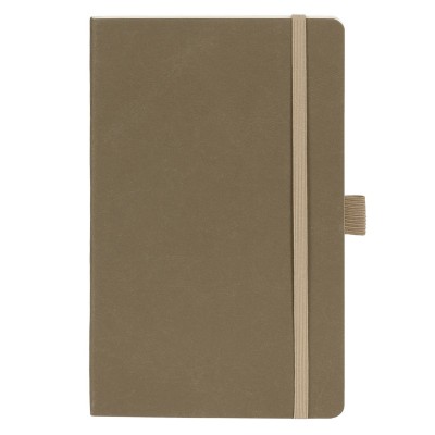 LYRA, flexi cover a5 notebook, made of washed kraft, olive
