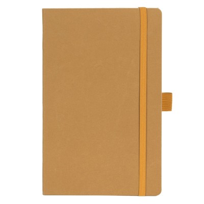 LYRA, flexi cover a5 notebook, made of washed kraft, beige