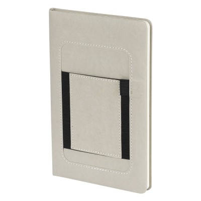 CEYLON, phone pocket a5 notebook, gray