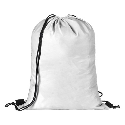 CITY RPET, rpet drawstring bag, white