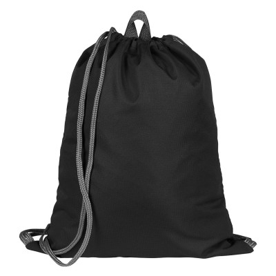 EXIT, drawstring bag, black