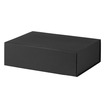 PRESENT, self-folding gift box, black