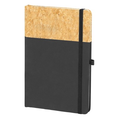NOTE CORK, a5 notebook, black