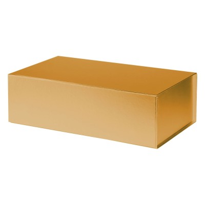 HELEN, self-folding gift box with magnet, gold