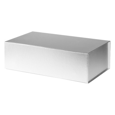 HELEN, self-folding gift box with magnet, silver