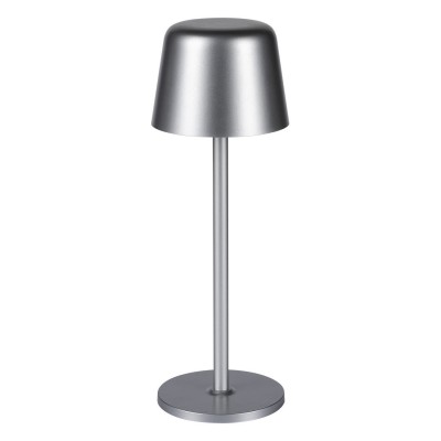 TALYA, led table lamp, shiny metal