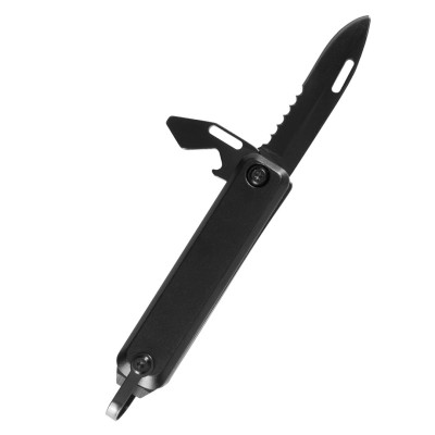 BULLET, multifunctional knife, 4 functions, black