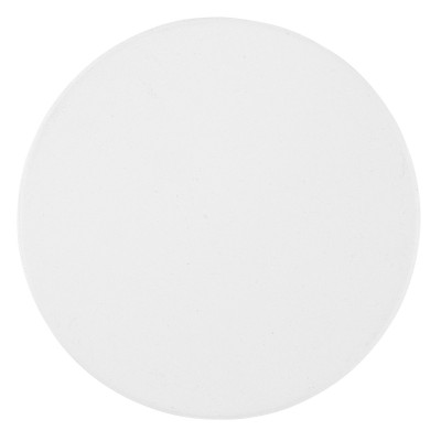 MEMO ROUND MATT, stoneware magnet, white