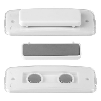 IDENT, id card holder with magnet, transparent