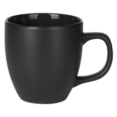 FLORENCE, stoneware mug, 420 ml, black