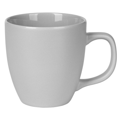 FLORENCE, stoneware mug, 420 ml, gray