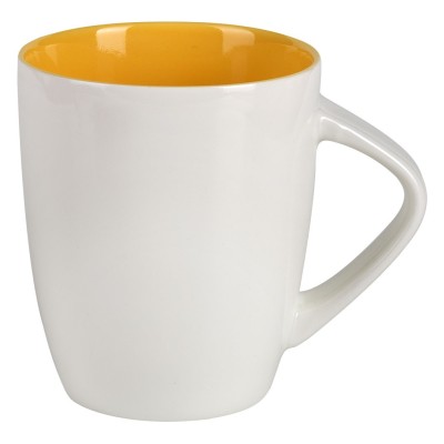 LILLY, fine stoneware mug, 300 ml, yellow