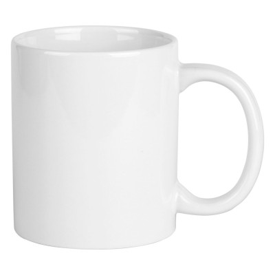 BARTON, stoneware mug, 325 ml, white
